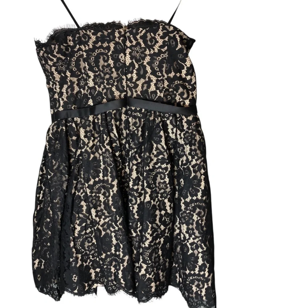 Robert Rodriguez X Neiman Marcus X Target Dress  Sz 8 Strapless Black Lace Party